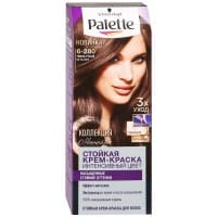 Крем-краска для волос "Palette" стойкая, (6-0) Темно-русый Крем-краска для волос "Palette" стойкая, (6-0) Темно-русый