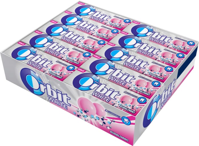 Жевательная Резинка "Orbit" (30 шт.упак), BUBBLEMINT Жевательная Резинка "Orbit" (30 шт.упак), BUBBLEMINT